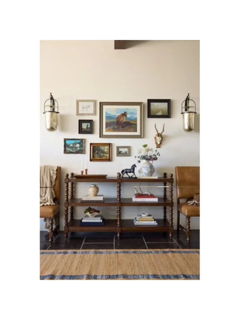 The Pioneer Woman Home Brown Beaded Edge Rectangular Kitchen Dining Serving Tray